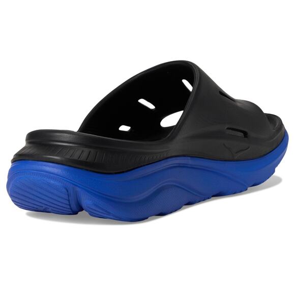 HOKA UNISEX ORA RECOVERY SLIDE 17 BLACK/ULTRAMARINE MEN\'S 5, WOMENS 7 main image 7